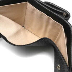 Chloe Alphabet Wallet Tri Black fold